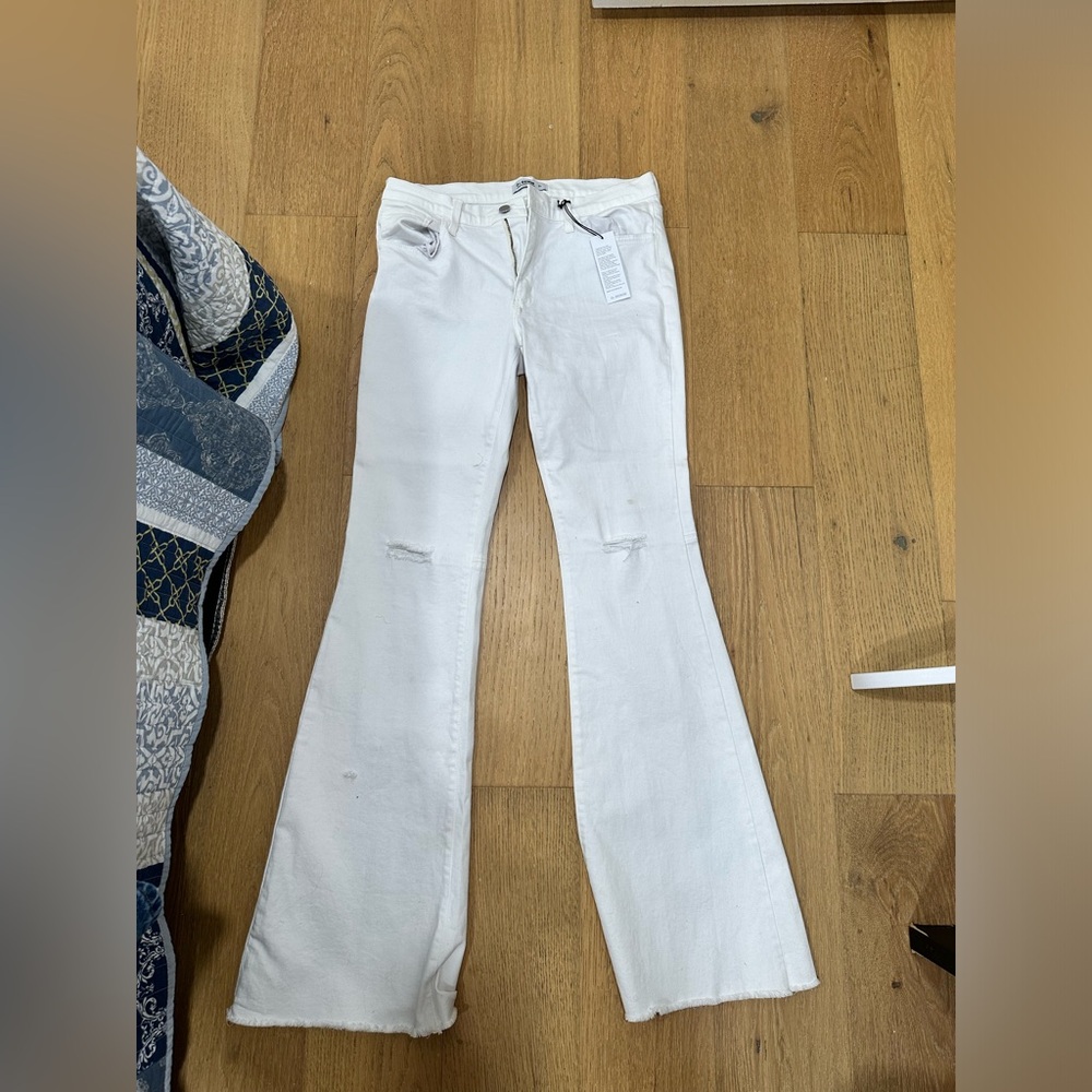 Brand new boot leg flare boutique jeans